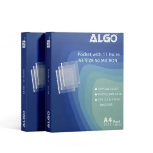 PACK DE 100 POCHETTES PERFOREES