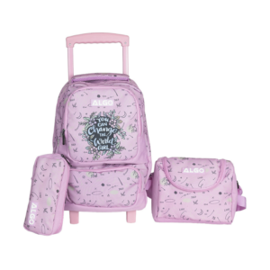 CARTABLE TROLLEY GIRL WORLD 3 PIECES
