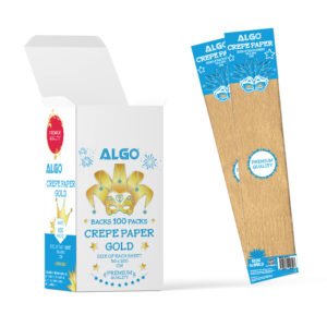 PAPIER CREPON CARNAVAL SILVER & GOLD