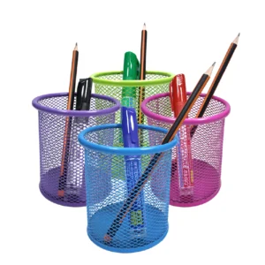 Porte Stylo Métal Couleurs Assorties