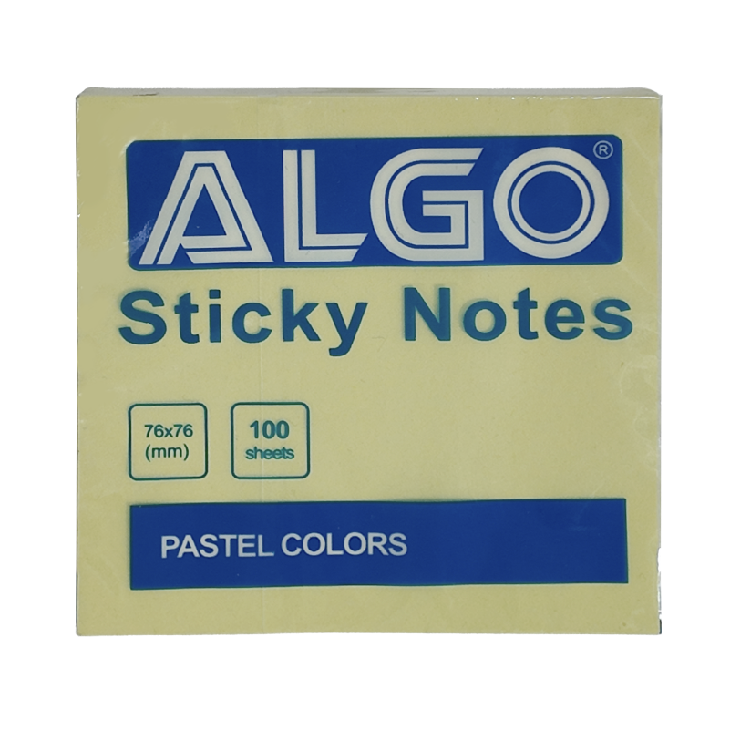 Bloc note adhesif 100 feuilles premuim