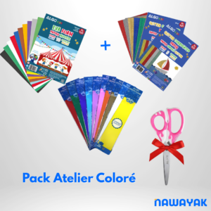 Pack Créatif 10 Papier Crépon + Papier Mousse EVA + Papier Mousse Glitter – Idéal Bricolage
