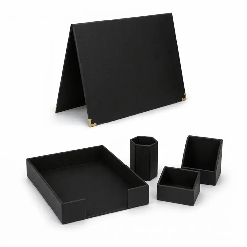 Ensemble de Bureau Simili Cuir