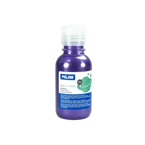 Bouteille gouache 125 ml lilas métallisé