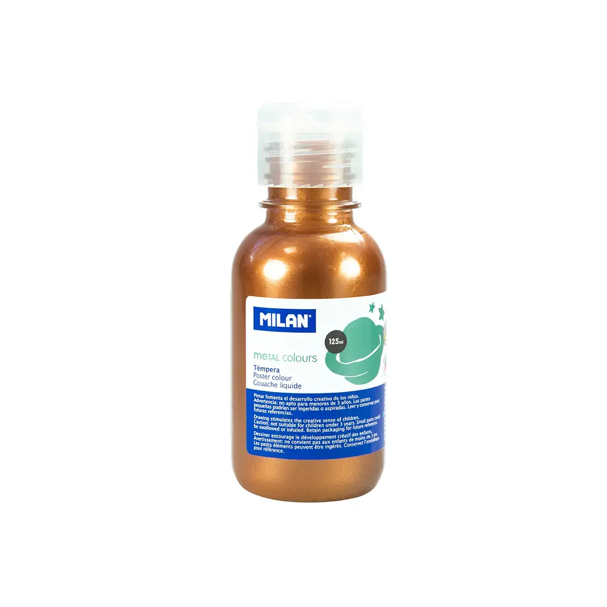 Bouteille gouache 125 ml cuivre