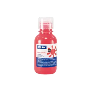 Bouteille gouache 125 ml corail fluo