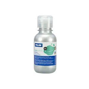 Bouteille gouache 125 ml argent