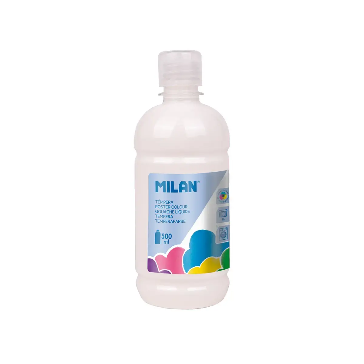 Bouteille gouache 500 ml blanc