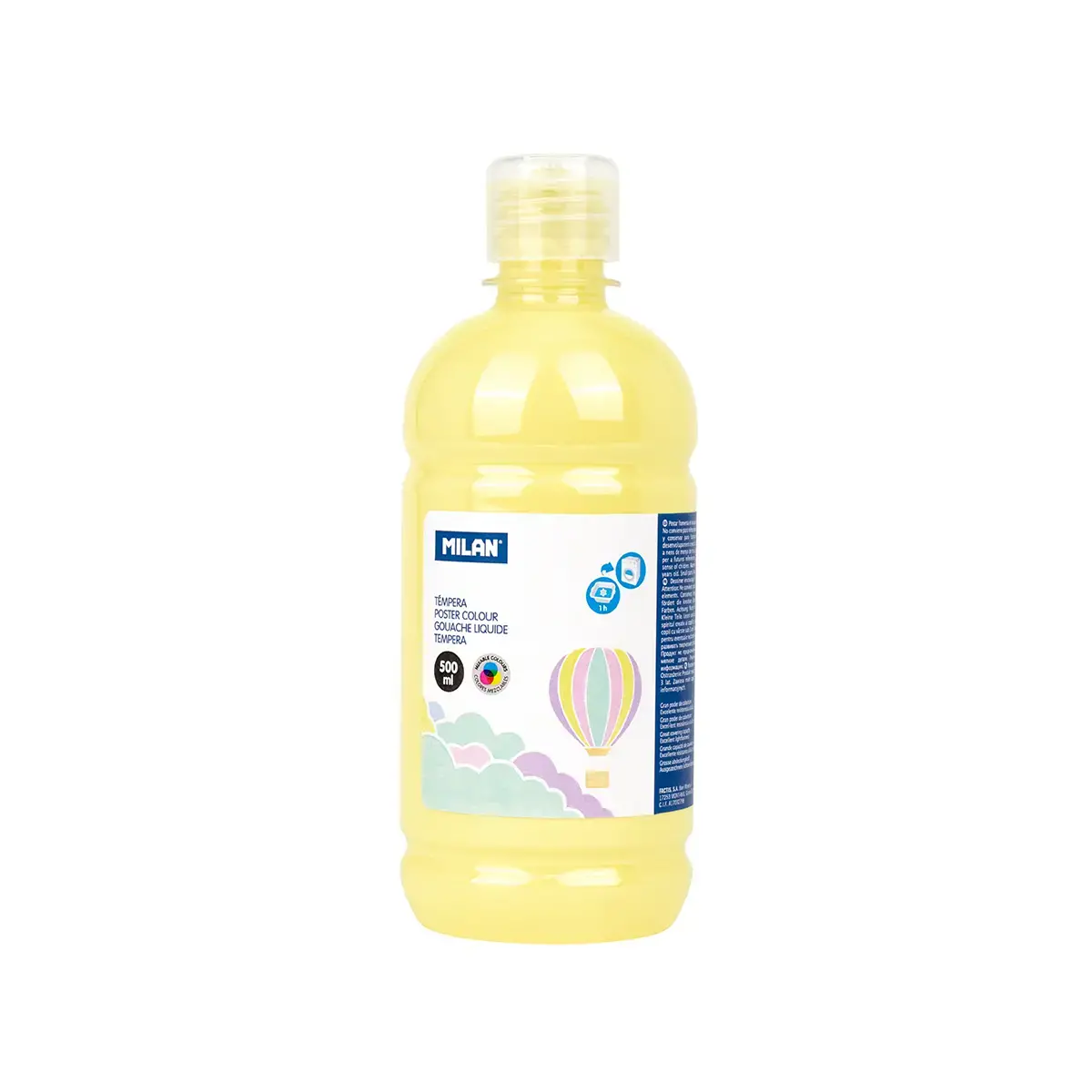 Bouteille gouache 500 ml jaune pastel