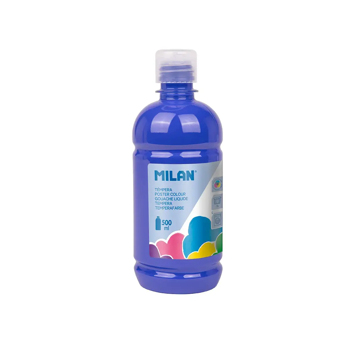 Bouteille gouache 500 ml bleu outremer