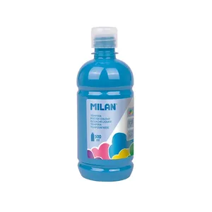 Bouteille gouache 500 ml bleu cyan