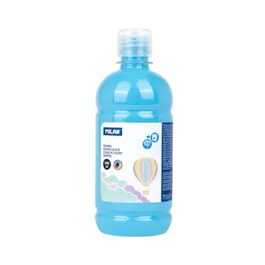 Bouteille gouache 500 ml bleu clair pastel