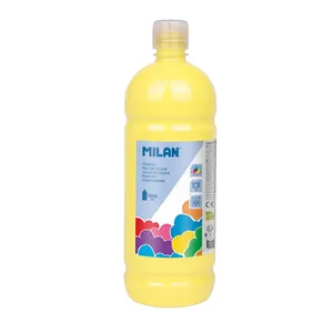 Bouteille gouache 1000 ml jaune citron
