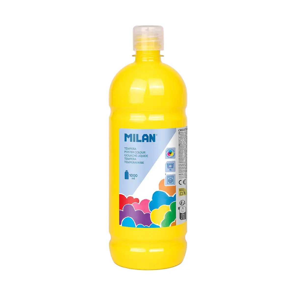 Bouteille gouache 1000 ml jaune