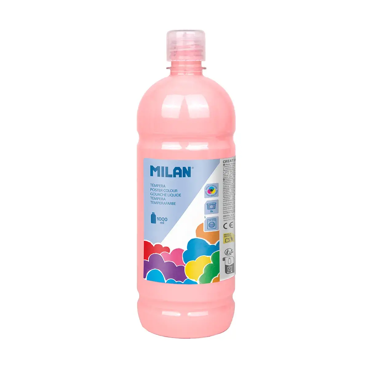 Bouteille gouache 1000 ml rose pâle