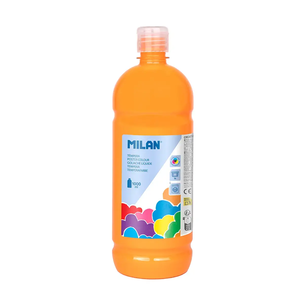 Bouteille gouache 1000 ml orange