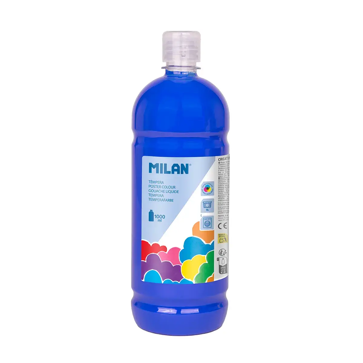 Bouteille gouache 1000 ml bleu outremer