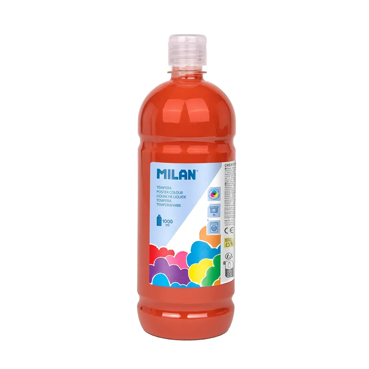 Bouteille gouache 1000 ml marron
