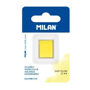 Recharge aquarelle demi-godet MILAN Art, jaune