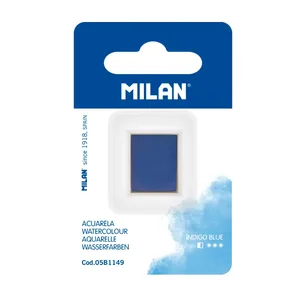 Recharge aquarelle demi-godet MILAN Art, bleu indigo