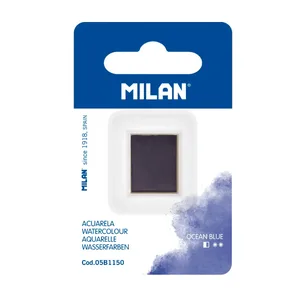Recharge aquarelle demi-godet MILAN Art, bleu océan