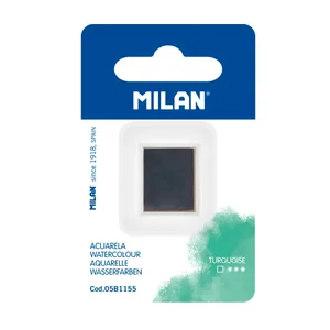 Recharge aquarelle demi-godet MILAN Art, turquoise