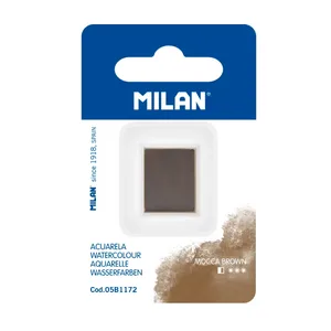 Recharge aquarelle demi-godet MILAN Art, marron