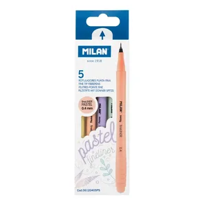 Boîte 5 feutres pointe fine SWAY Pastel fineliner 0,4 mm