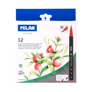 Pochette 12 feutres aquarellables pointe pinceau