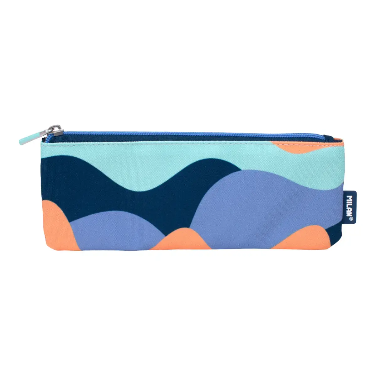 Petite trousse plate série The Fun, bleu