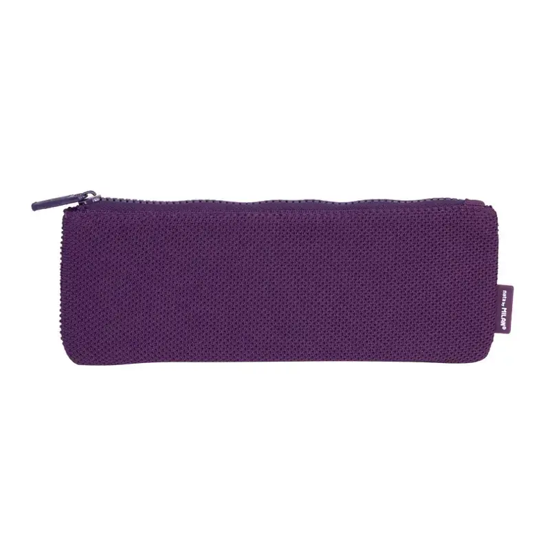 Petite trousse plate Knit, violet