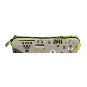 Petite trousse ronde Be Atomic, beige