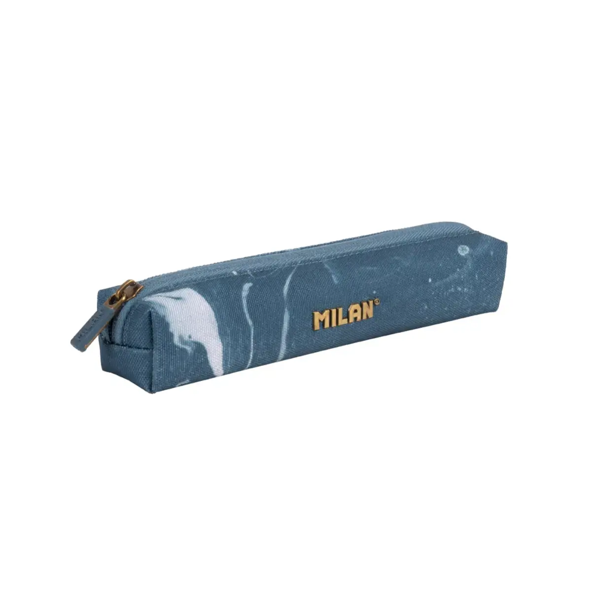 Petite trousse ronde série Lava, bleu