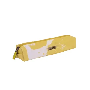 Petite trousse ronde série Lava, jaune