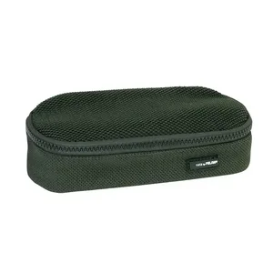 Trousse ovale Knit vert kaki