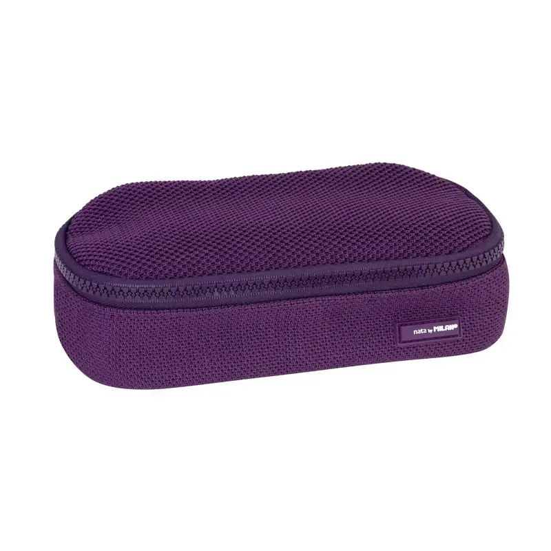 Trousse ovale Knit violet