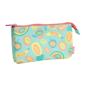 Trousse 5 compartiments série spéciale Frutikis vert et orange