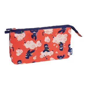 Trousse 5 compartiments série spéciale Ninjutsu, rouge