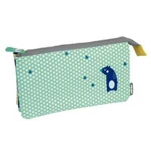 Trousse 5 compartiments Net & Lit vert