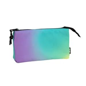 Trousse 5 compartiments Sunset, tuquoise
