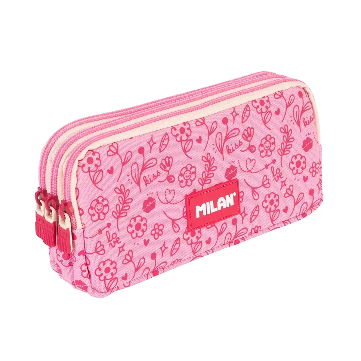 Trousse 3 fermetures éclair série spéciale Flowicorn