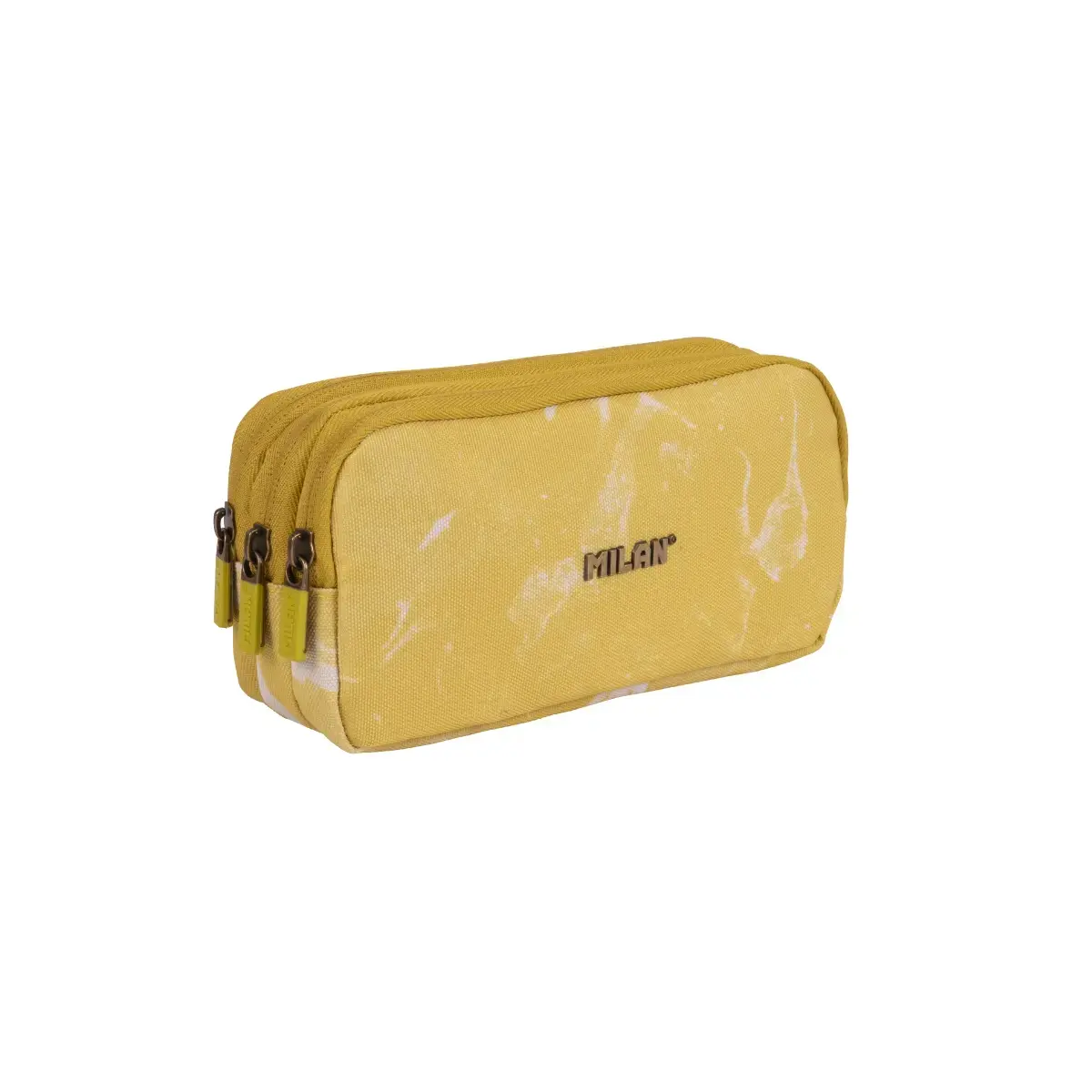 Trousse 3 fermetures éclair série Lava, jaune