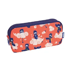 Trousse 3 fermetures éclair série spéciale Ninjutsu, rouge