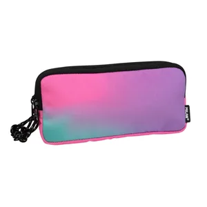 Trousse 3 fermetures éclair Sunset, rose