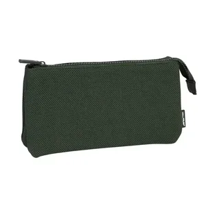 Trousse 3 compartiments Knit Khaki Green