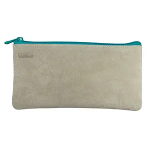 Trousse 3 compartiments Leather vert