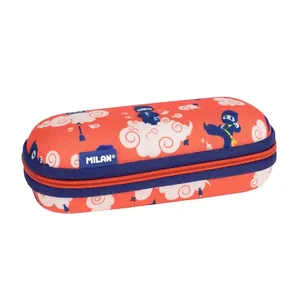 Trousse ovale semi-rigide série spéciale Ninjutsu, rouge