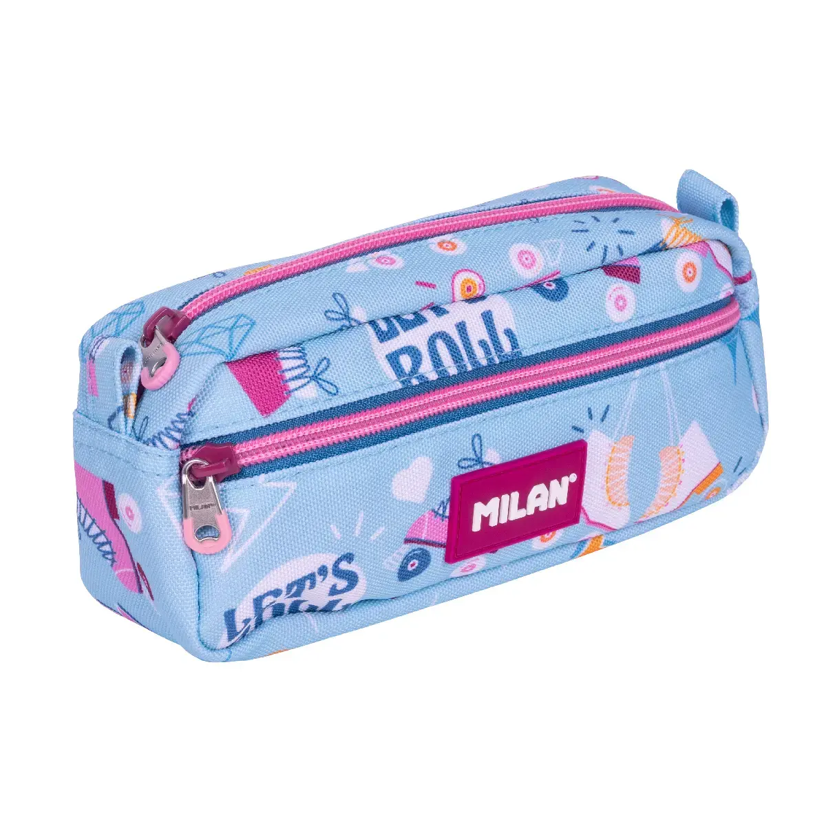 Trousse rectangulaire 2 fermetures éclair série spéciale Roller 2
