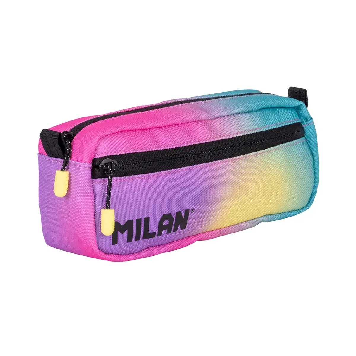 Trousse rectangulaire 2 fermetures éclair Sunset collection