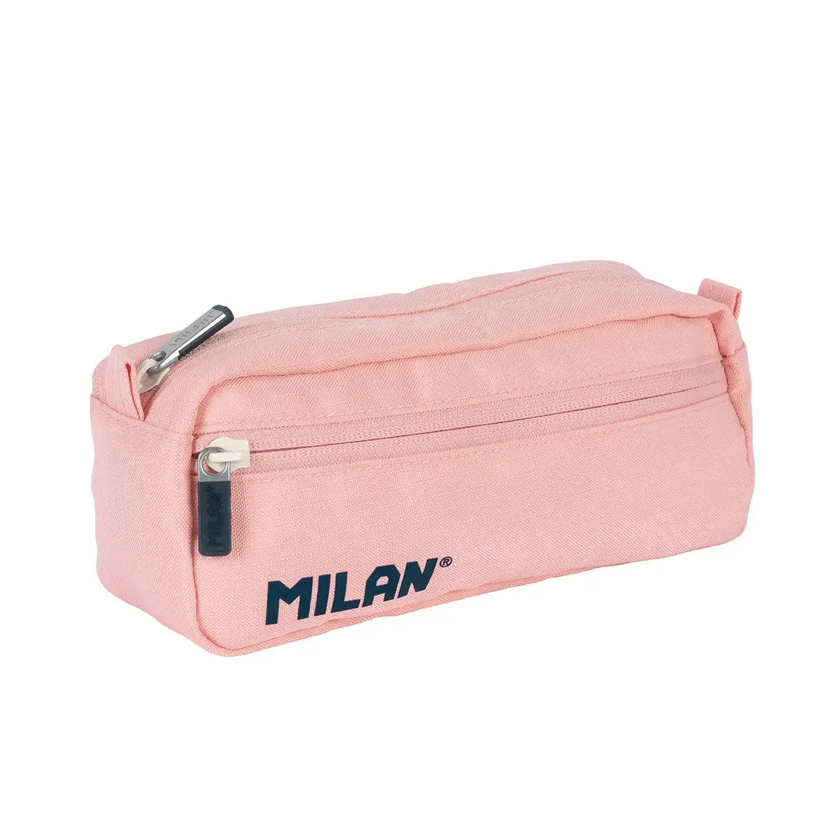 Trousse rectangulaire 2 fermetures éclair 430 since 1918 collection, rose